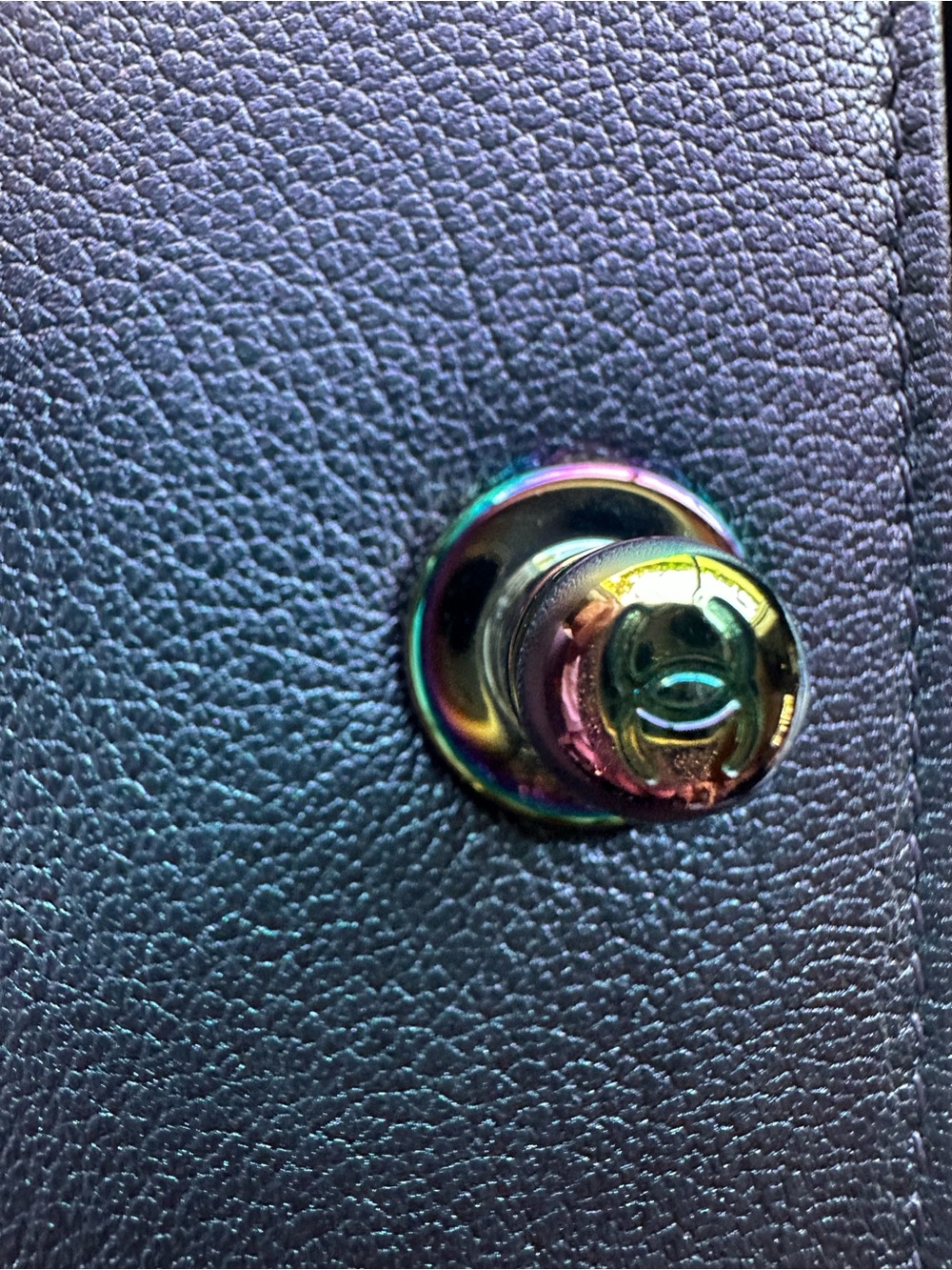 CHANEL Mermaid Purple Iridescent Boy Bag - Picture 8 of 11